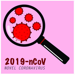 Coronavirus outbreak and coronaviruses influenza background. Coronavirus 2019-nCoV. Pandemic medical health risk, immunology, virology, epidemiology concept.
