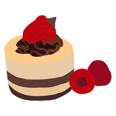 raspberry mousse cake