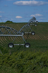 Center pivots are customized for the terrain they irrigate.