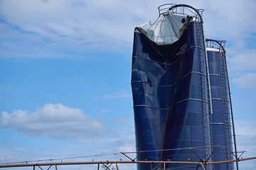 Collapse for a Harvester Silo in rural Nebraska