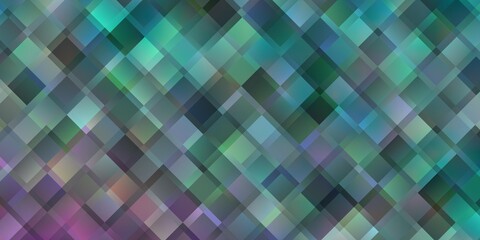 Light Pink, Blue vector background with rectangles.