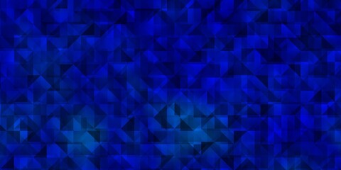Fototapeta premium Light BLUE vector pattern with polygonal style.