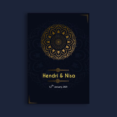 Luxury ornamental mandala background with arabic islamic east pattern style premium vector