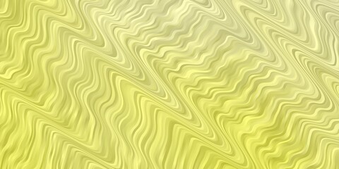 Light Yellow vector pattern with lines. Colorful abstract illustration with gradient curves. Pattern for websites, landing pages.