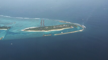 Naklejka premium Maldives. The beauty of the Maldives Islands. Nature of the Maldives.