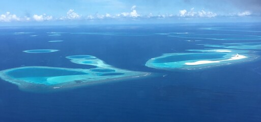 Fototapeta na wymiar Maldives. The beauty of the Maldives Islands. Nature of the Maldives.