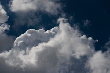Massive Summer Clouds Before Storm