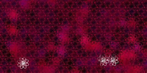 Light Purple vector pattern with lines.