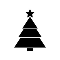 Fototapeta premium christmas tree icon vector design template