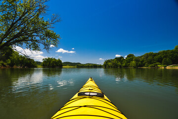 Kayaking on the French Broad River in Tennessee