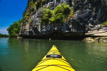Kayaking on the French Broad River in Tennessee