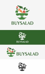 Salad Logo Vector Template