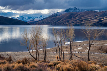 Tranquil lake in the eastern Sierra Nevada