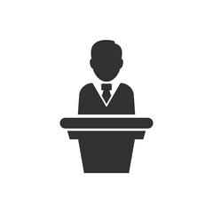 Business presentation icon