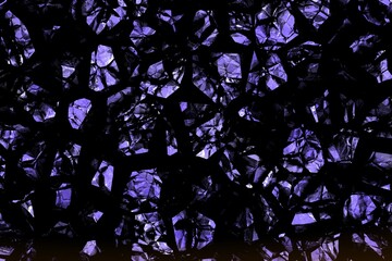 artistic blue stroke masonry digital drawn background or texture illustration