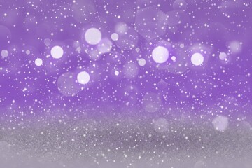 Fototapeta premium purple wonderful brilliant glitter lights defocused bokeh abstract background with sparks fly, holiday mockup texture with blank space for your content