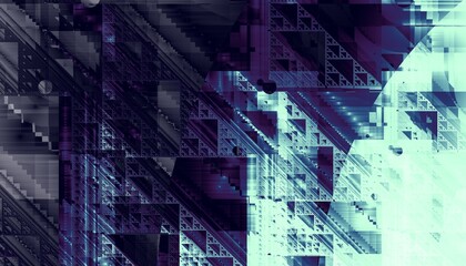 Abstract fractal pattern.