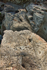 rock formation in the mountains