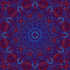 Abstract symmetric pattern