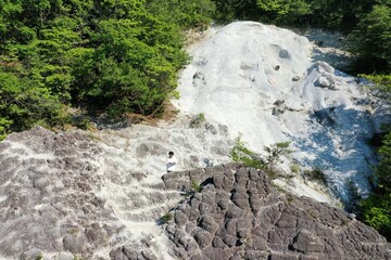 日本の奈良の奇岩