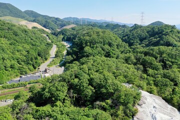 日本の白い岩盤