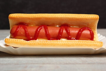 Hot Dog with Ketchup