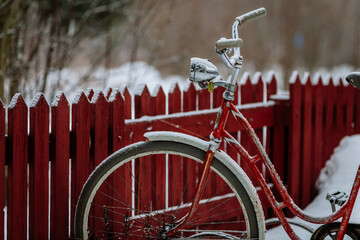 Bike in winter