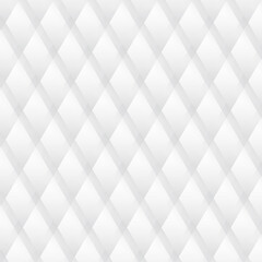 White Abstract geometric pattern texture. Vector seamless background