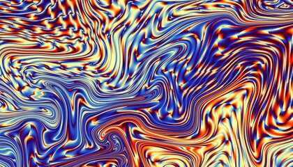 Obraz premium Wavy abstract futuristic background