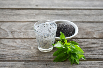 Lemon basil seeds soaked in water are used as laxatives to eat before bed. Will make good excretion...