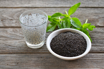Lemon basil seeds soaked in water are used as laxatives to eat before bed. Will make good excretion...