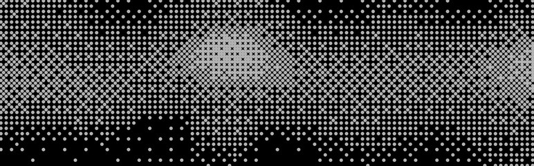 Abstract monochrome half-ton White and black texture with dot