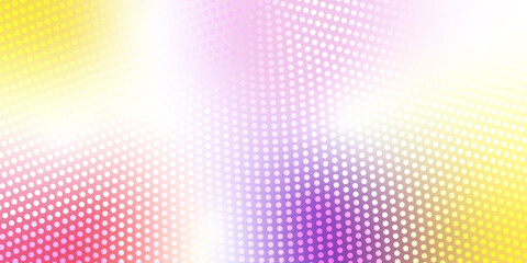Light trendy multicolor surface design. vector modern geometrical dots abstract background. Dotted monochrome texture template. Halftone style with shapes in gradient