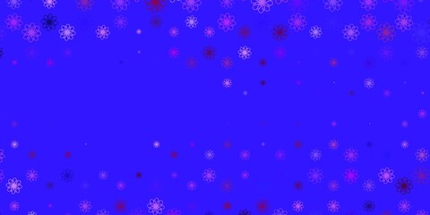 Light Purple vector template with curved lines.