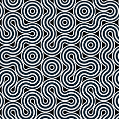 Colour Hehagon Tile Connection art background design illustration