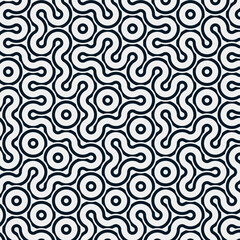 Colour Hehagon Tile Connection art background design illustration