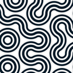 Colour Hehagon Tile Connection art background design illustration