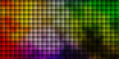 Light Multicolor vector backdrop with rectangles.
