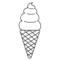 ソフトクリーム アイコン