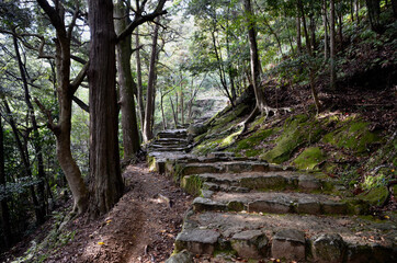 熊野古道、神倉神社参道