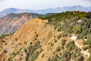 Fototapeta na wymiar landscape of the mountains in India