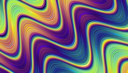 Wavy abstract futuristic background