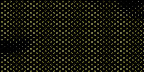 Dark Yellow vector template with esoteric signs.