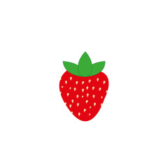 Strawberry vector icon. Strawberry vector illustration. Strawberry vector clip art.