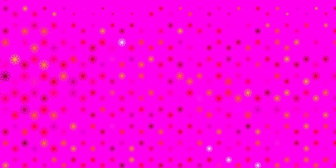 Light Pink, Yellow vector background with bows.