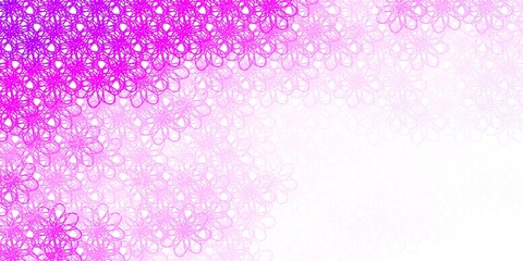 Light Purple vector background with bows.