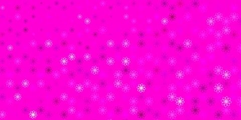 Light Pink vector layout with curves.