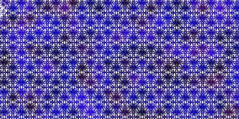 Light Blue, Red vector template with curves.