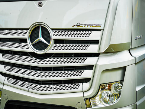 Mercedes-Benz Actros truck, 20 September 2019, Poznan Poland