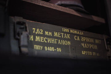 7.62 Ammo Ammunition Russian Crate Military for Guns War